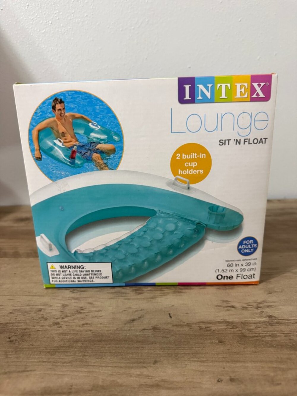 NWOT Intex Lounge Sit 'N Float Pool Lounger 💙